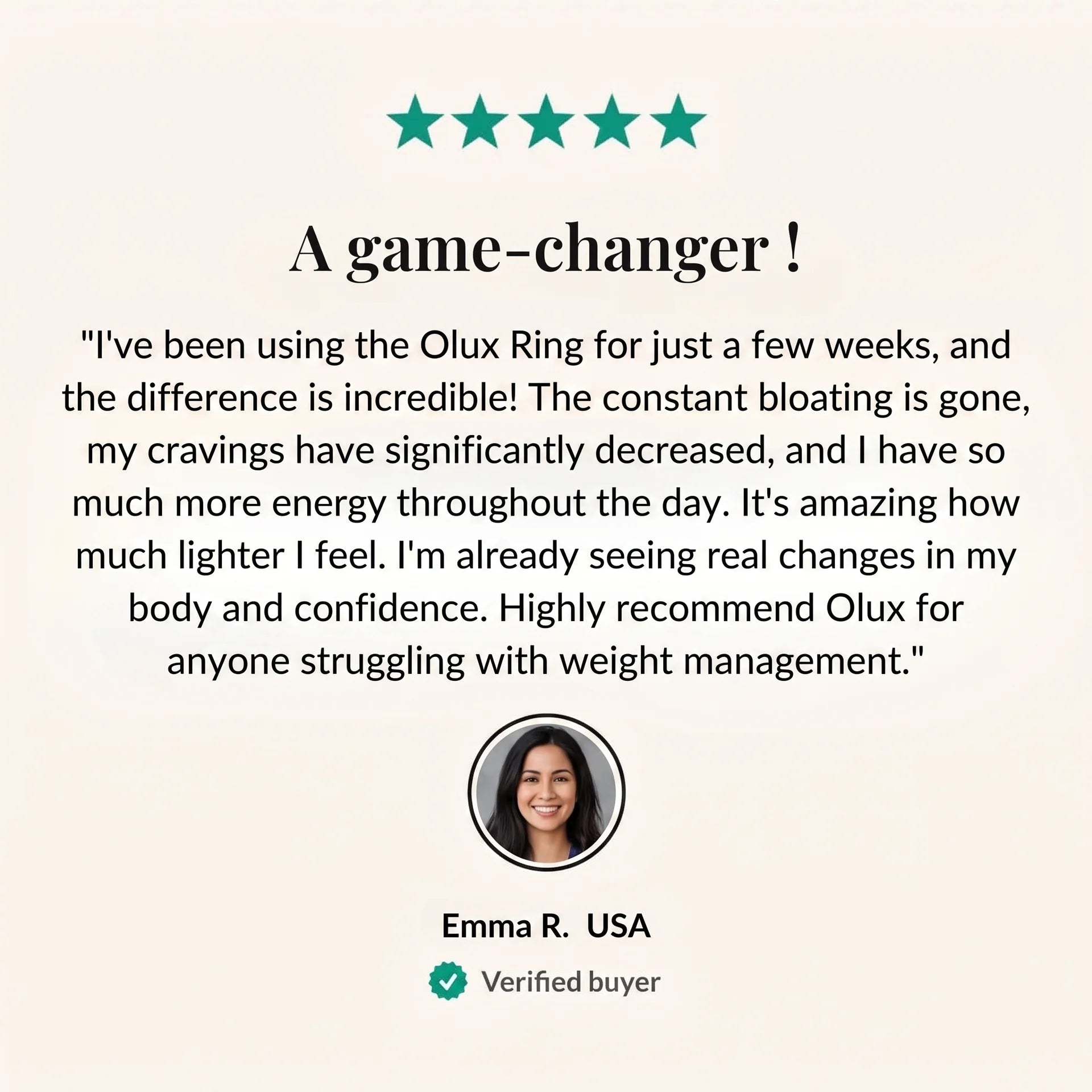 Olux Ring - The Natural Weight Loss Ally